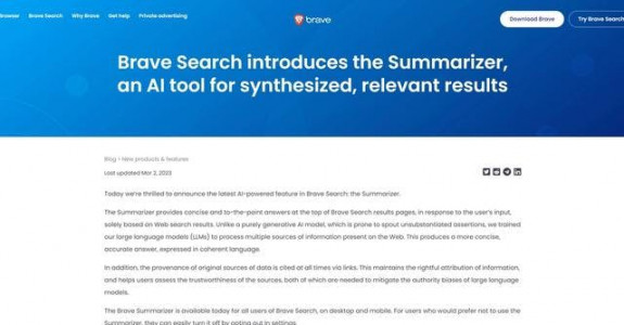 Brave Search Summarizer