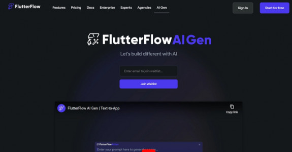 FlutterFlow AI Gen