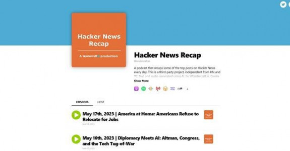 Hacker News Recap