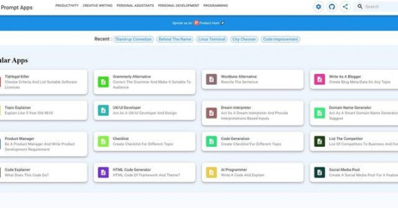 Prompt Apps