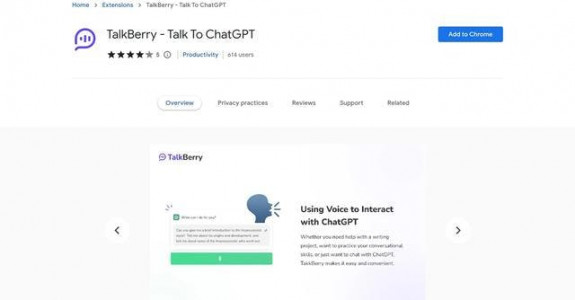 TalkBerry Plugin